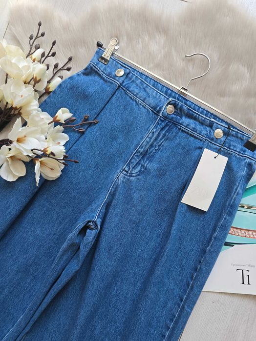 Широкі довгі джинси Wide leg від Zara, 36, 38р, оригінал