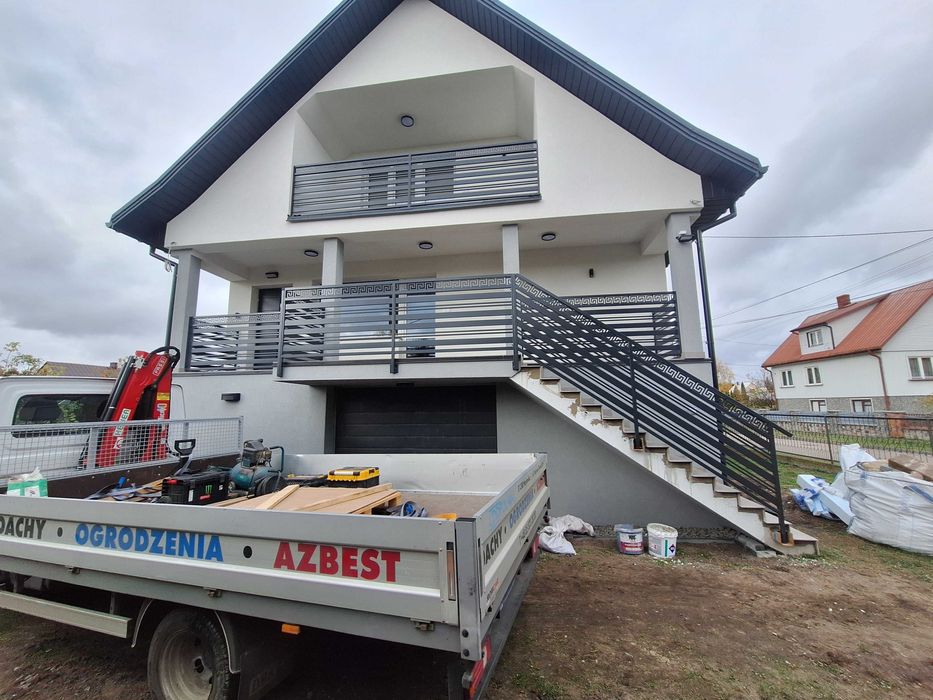 balustrada barierka stalowa