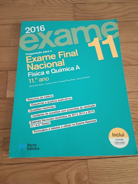 Exame Final Nacional Física e Química A 11ºano 2016