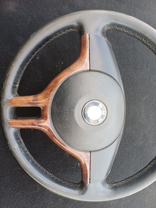 Bmw e46 kierownica trójramienna lift drewno