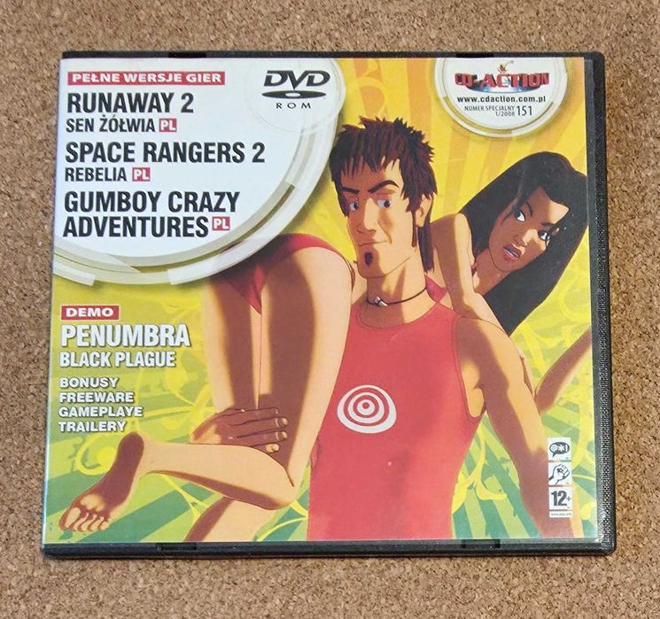 Płyta DVD 3x Pełne Gry Cd Action Oryginał