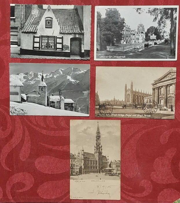 22 Postais ilustrados antigos