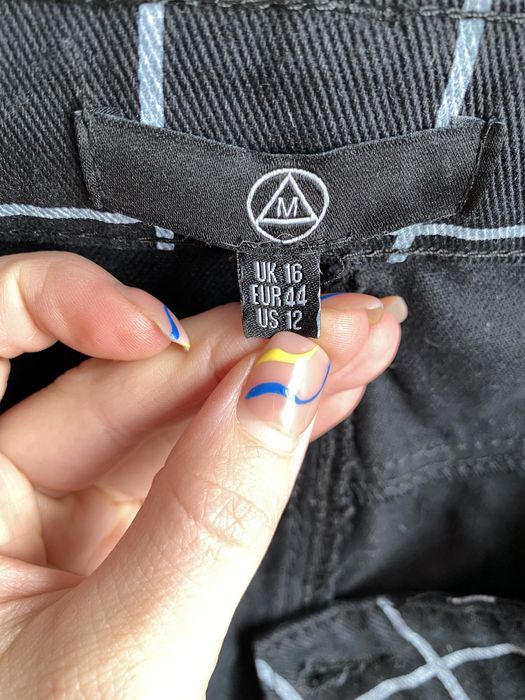 котонова спідниця в клітинку