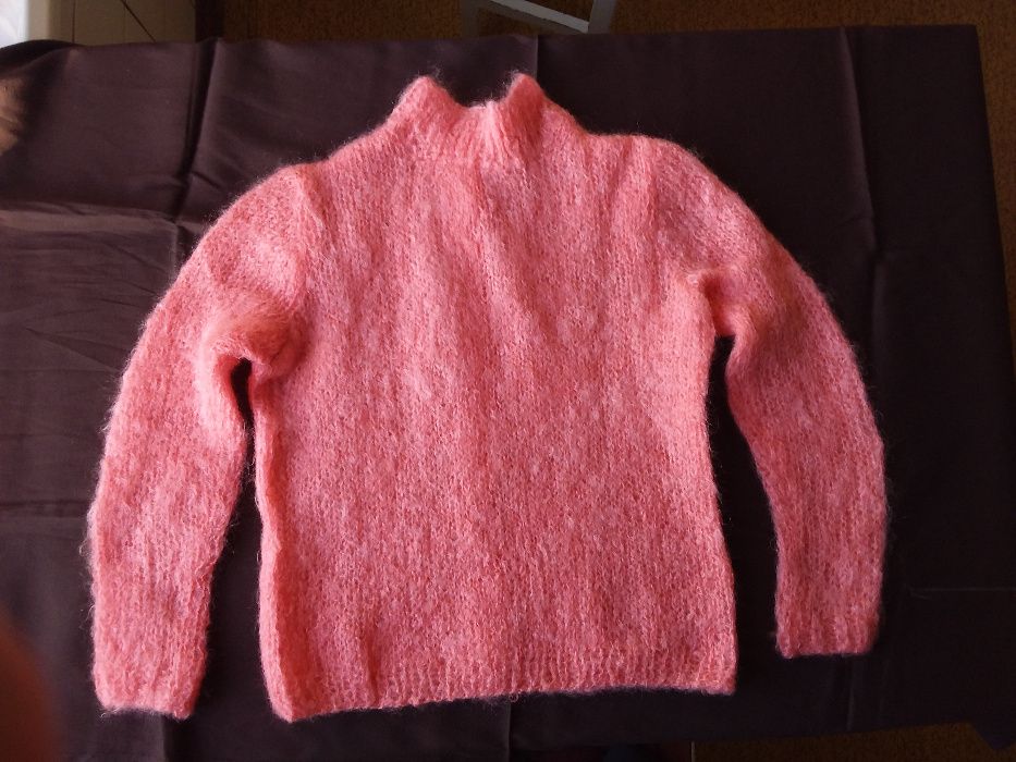 Кофта мохеровая ручной работы