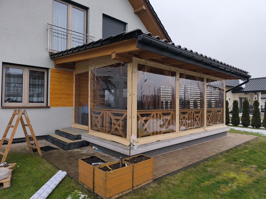 Plandeki na altany tarasy ogródki piwnee