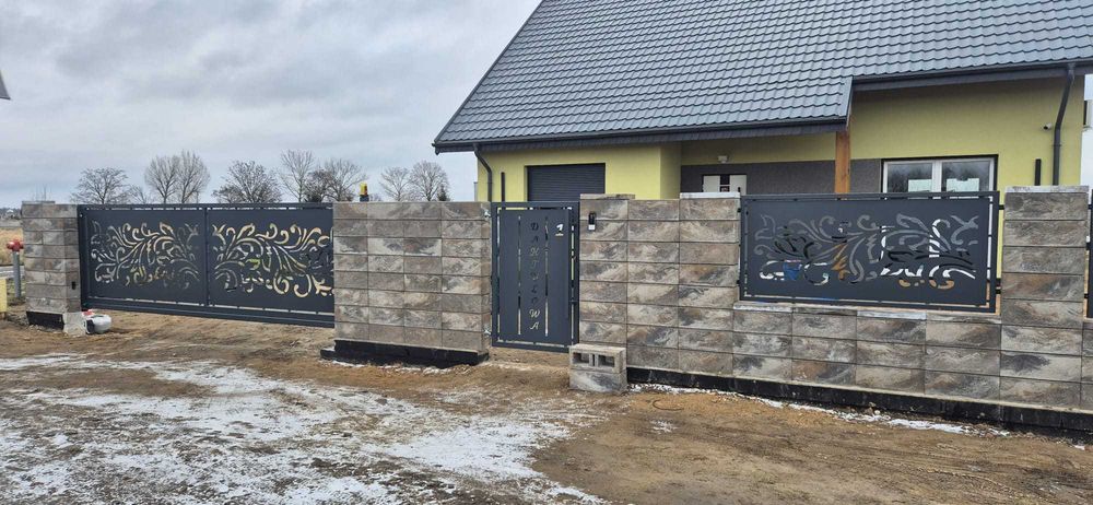 Brama wjazdowa przesuwna 4m. Producent