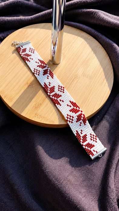 Ręcznie pleciony gerdan | Biżuteria handmade