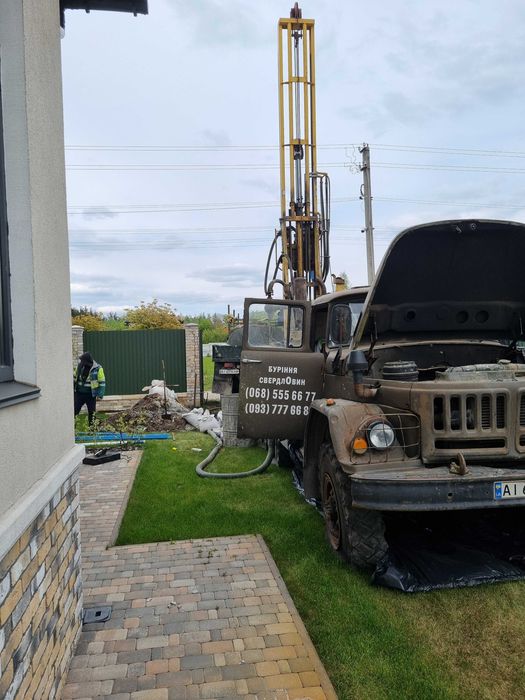 Буріння свердловин ПІД КЛЮЧ в тяжко доступних місцях Київ та область.