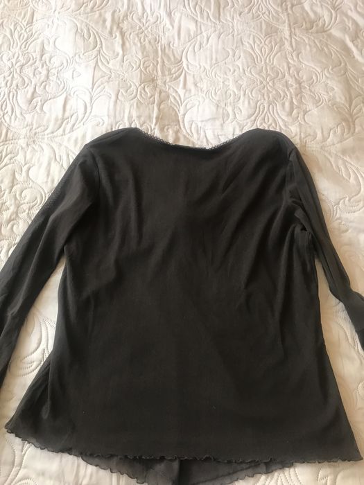 Czekoladowa bluzka KappAhl