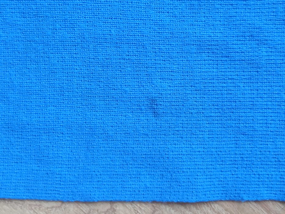 Szalik niebieski 40 x 190 cm Niebieski Szal z plamką 34