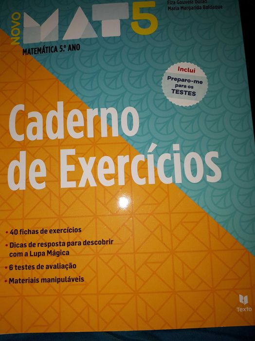 Novo Mat5 caderno de exercícios