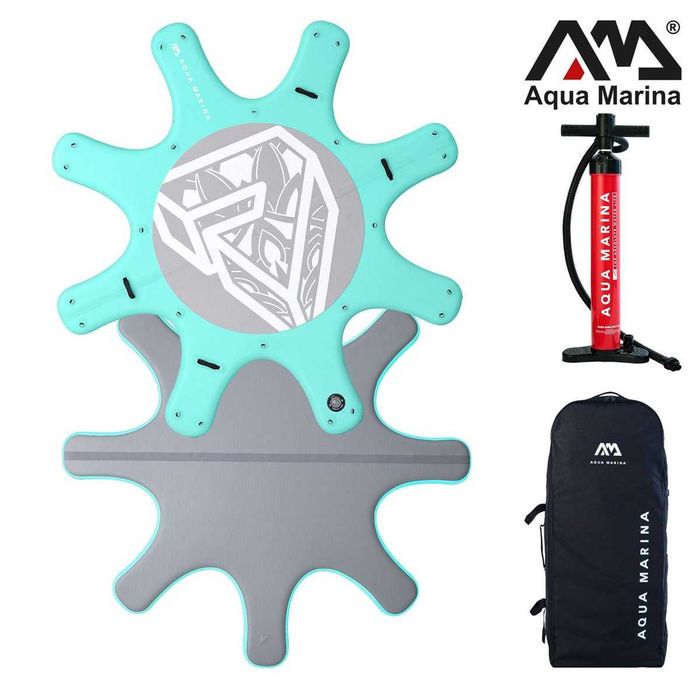 Йога станція Aqua Marina SKINFOX Dock YOGA SUP САП борд board доска дошка каяк SUP 2 шари слоя надувна Stand Up Paddle board борд SUB SAP надувная