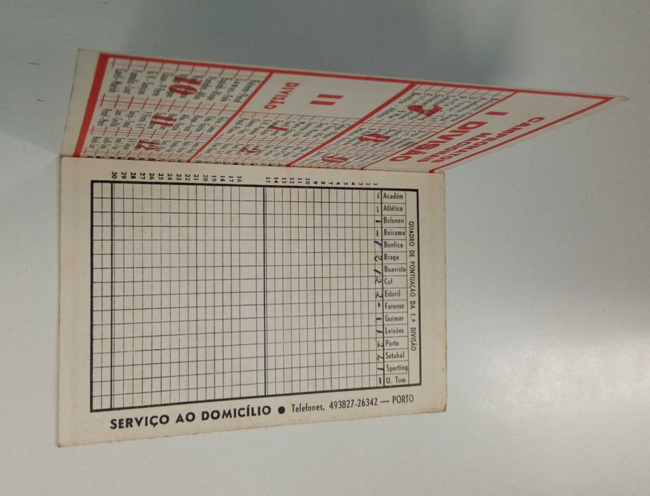 Calendário Campeonato Nacional de Futebol: época 1975/76