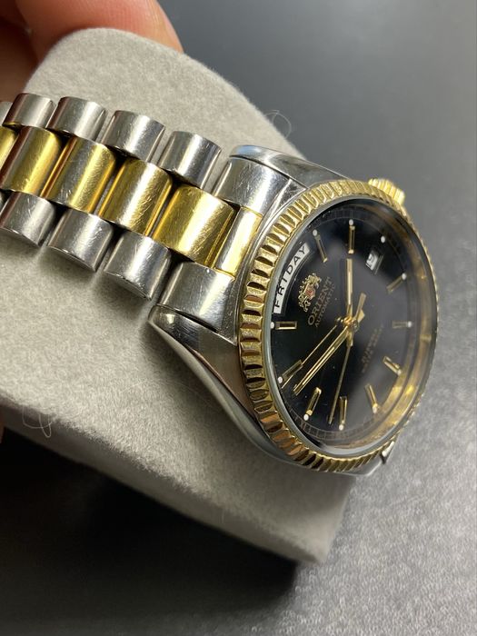 Редкие часы Orient President Automatik 46E001-90. Стиль Ролекс