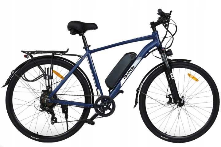 ROWER ELEKTRYCZNY męski 28 trekkingowy ZE WSPOMAGANIEM 60-70km Shimano