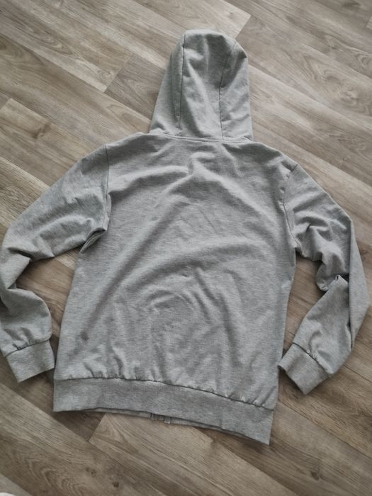 Bluza z kapturem rozpinana szara rozmiar S