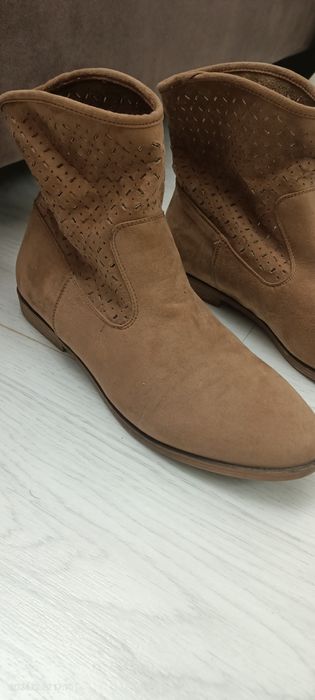 Ботинки женские ЭКО замша