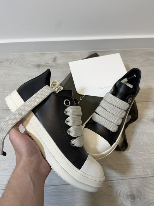 кеды Rick Owens DRKSHDW Ramones Jumbo Lace Low Shoes