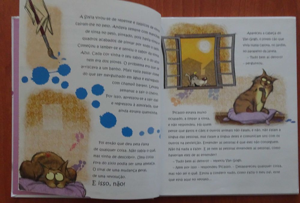 Picasso & Van Gogh - Mexe Esse Rabo Gordo Pá de Álvaro Magalhães (6 a 10 Anos)