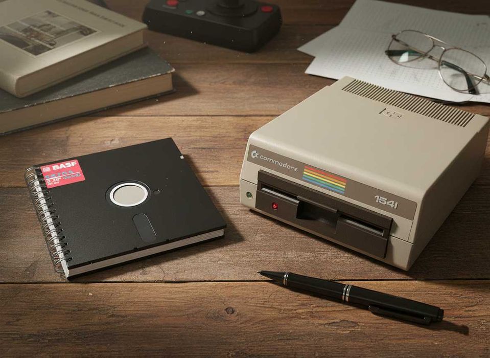 Notatnik - Commodore - Dyskietka 5.25 cala, Wersja Limitowana