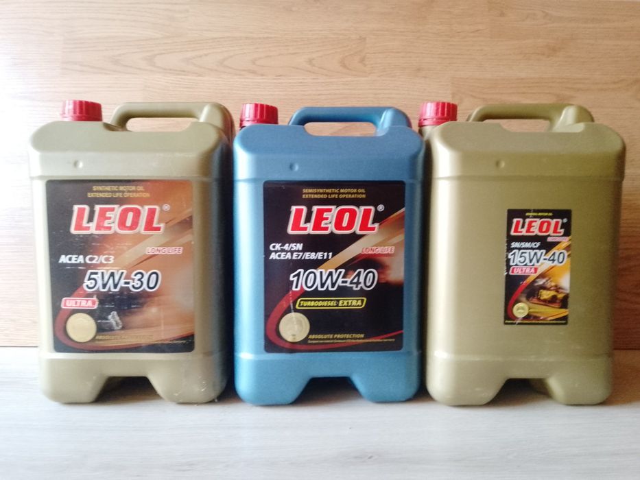 Продам моторну оливу Leol 5w-30,10w-40,15w-40