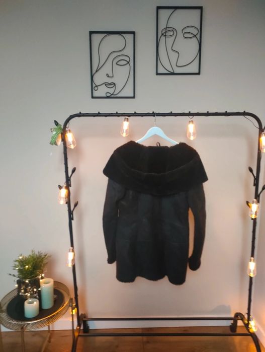 Kożuch damski skórzany naturalny