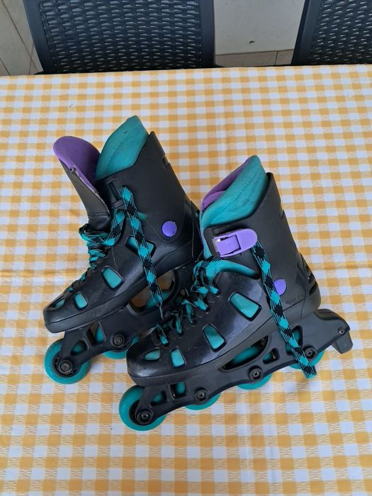 Patins de rodas em linha, tamanho 40