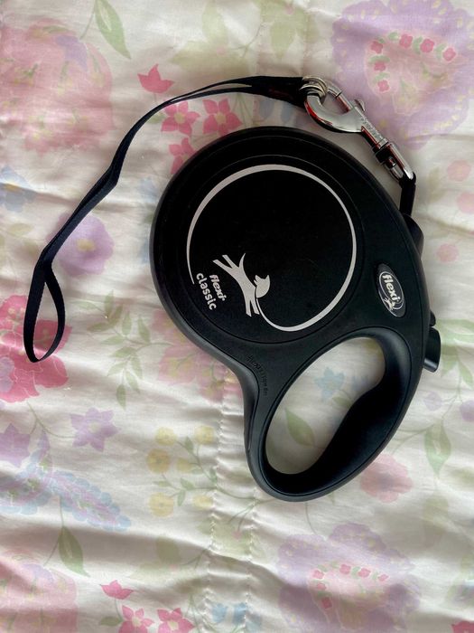 Conjunto de Peitoral e Trela Flexi para Cão Grande