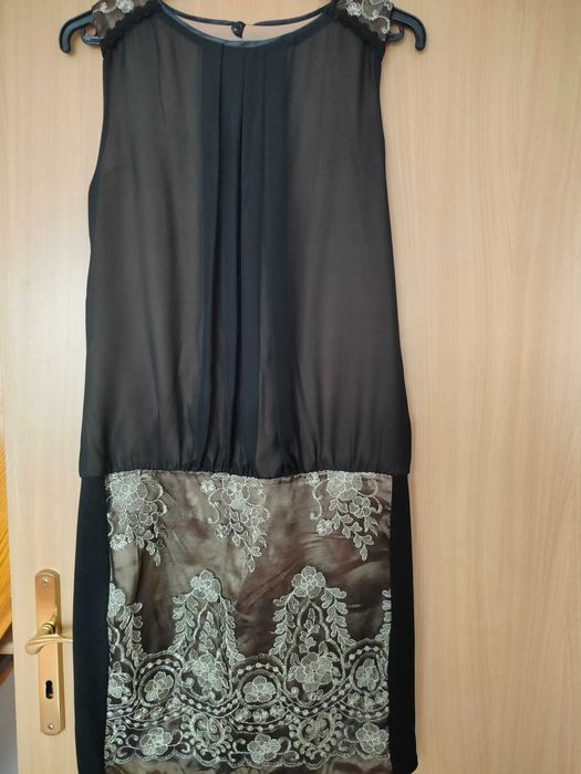 sukienka czarno złota r 42