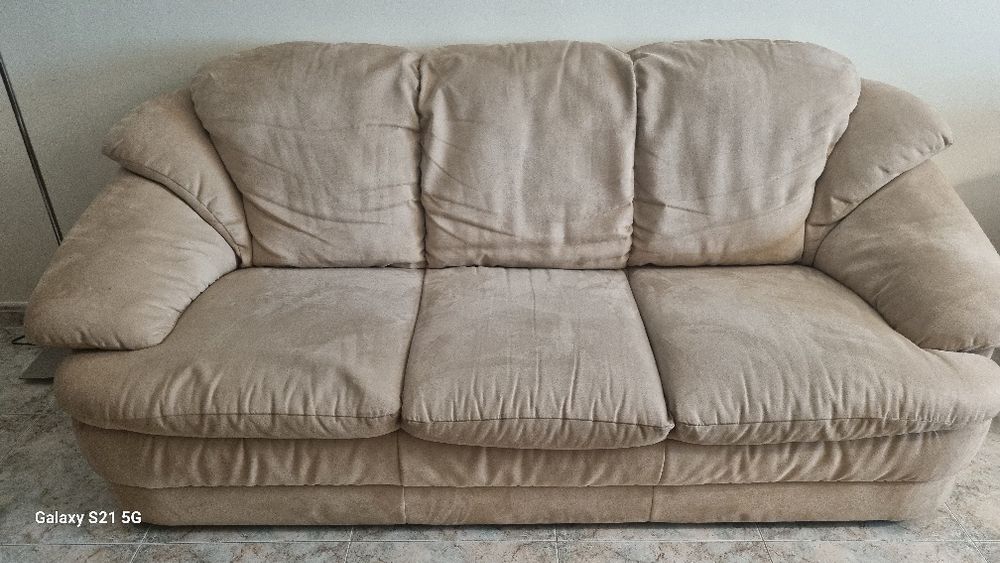 Sofá Divani&Divani 3 lugares usado NEGOCIÁVEL