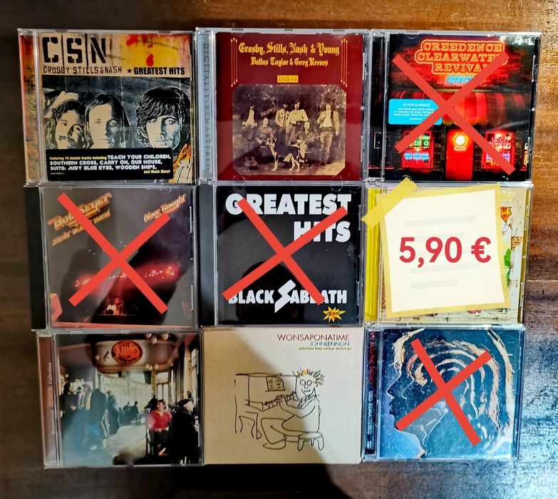 Packs de CDs a partir de 3 euros