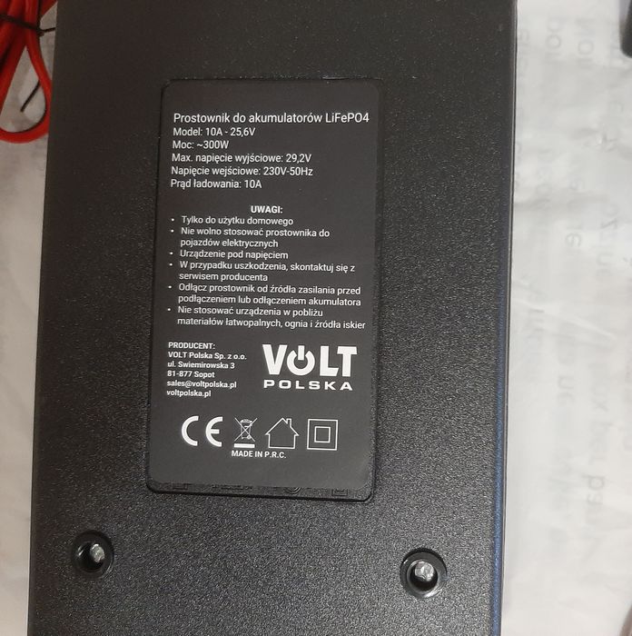Зарядний пристрій ЗУ для АКБ lifepo4 24v 10 amp Volt Polska