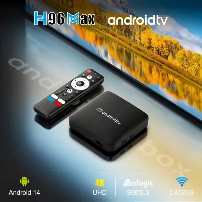 Tv box android H96 Max Amlogic S905L3