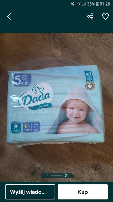 Pieluchy Dada Extra Soft 5