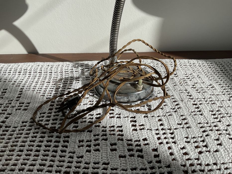 Vintage lamp, silver with lead 45/50+years old