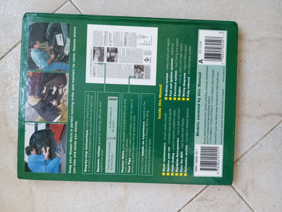 Manual Nissan Micra 1993 to 2002 Haynes Service and Repair Manual