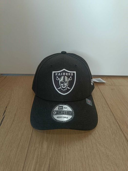 New Era 9FORTY NFL Las Vegas Raiders Team M-Crown Black czapka z daszkiem nowa