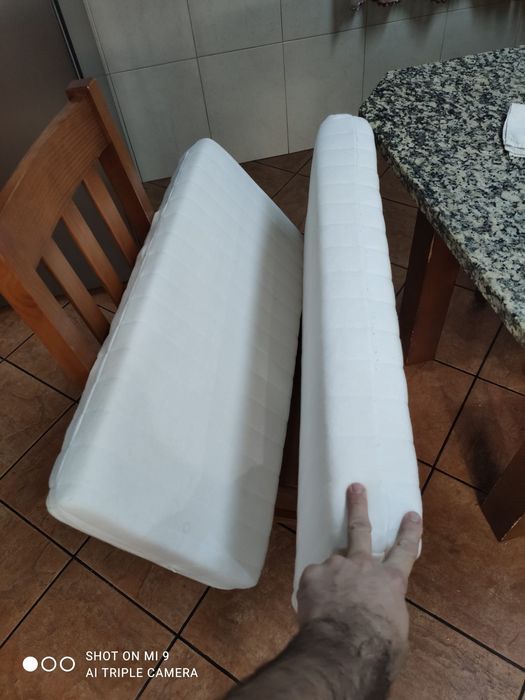 Cama extensível c/ colchão de espuma