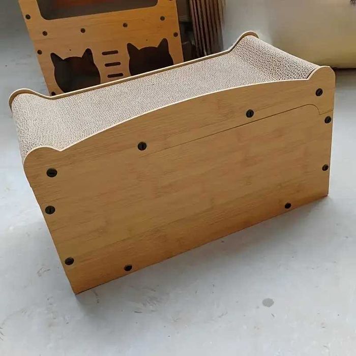 Великий будинок-кігтеточка для кота