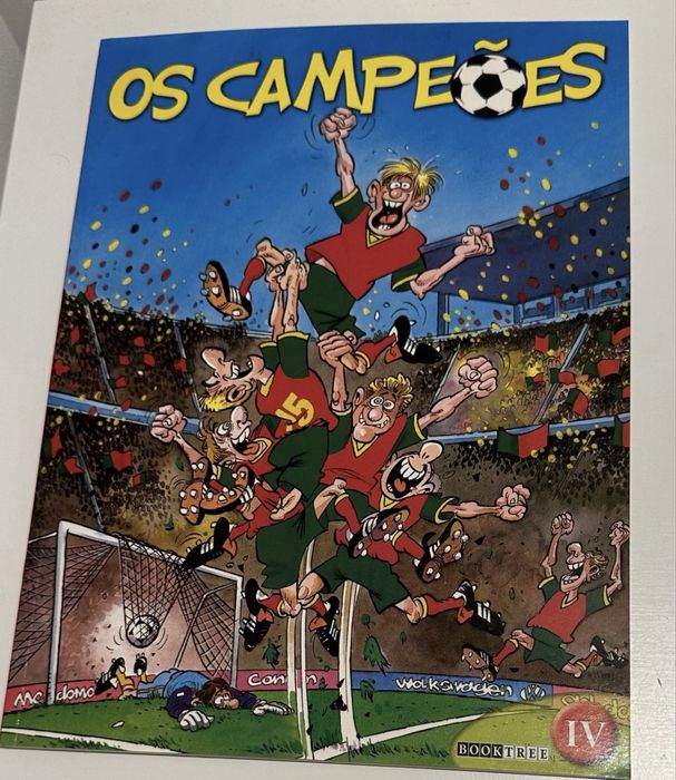 Coleção completa Os Campeões  Banda desenhada de futebol Gursel 6 vol.
