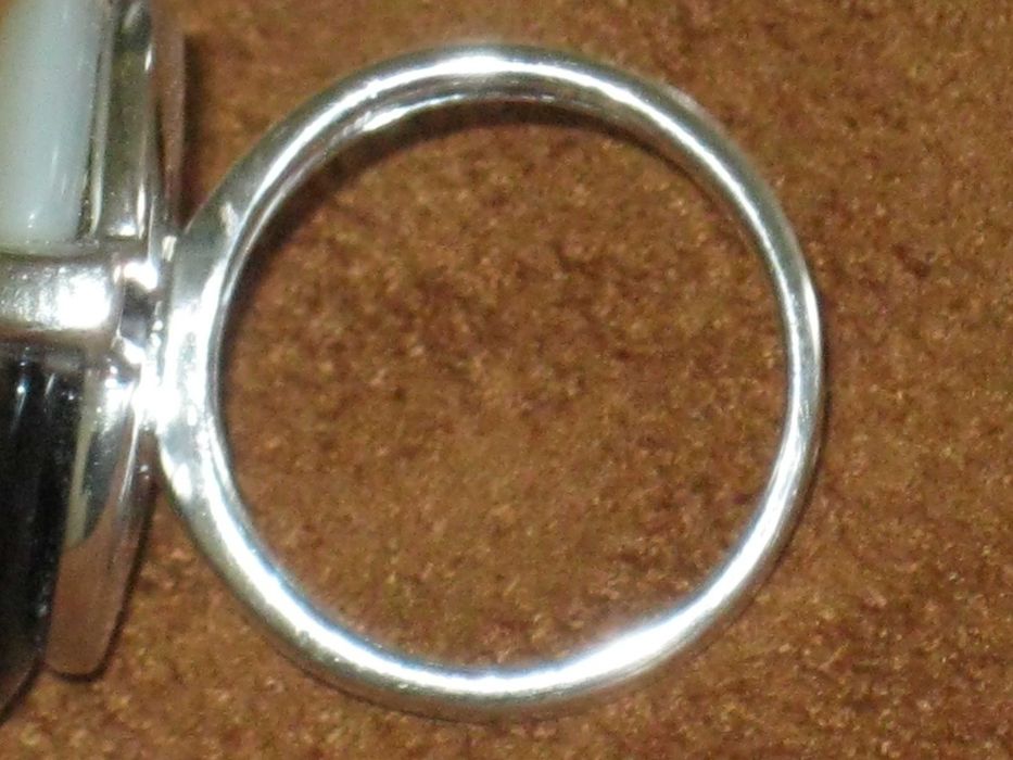 Anel Prata Maciça de Lei 925`/.. C/Contraste