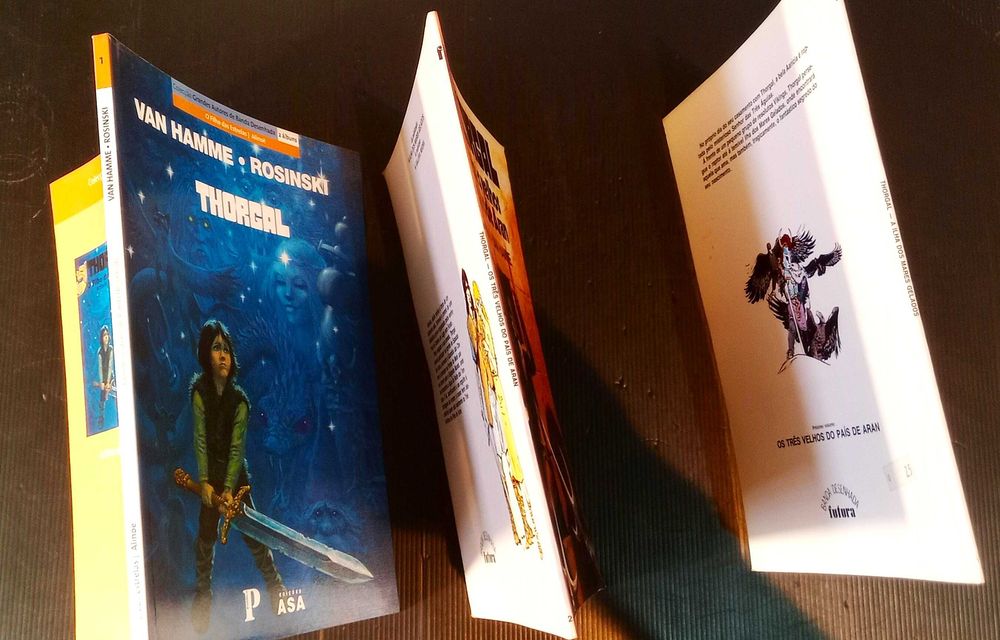 Lote 3x Livros BD Thorgal