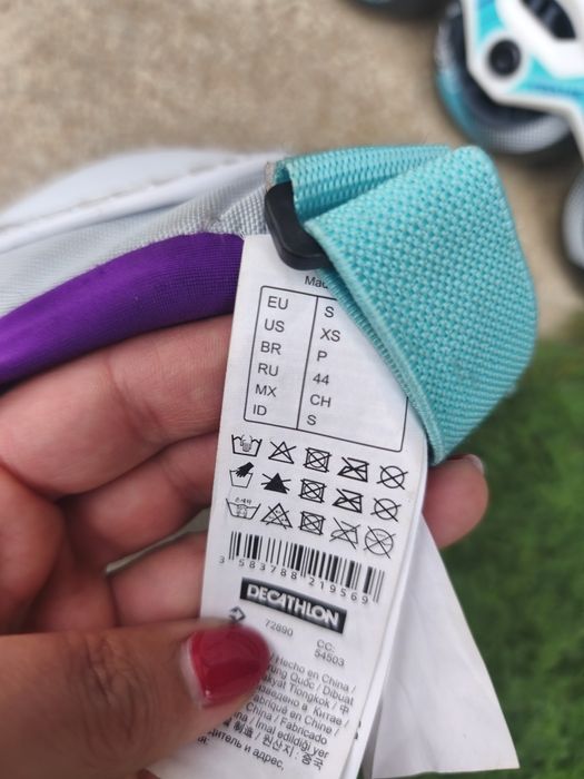 Kit Patins criança com acessórios de proteção