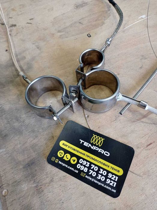 Металевий хомутовий нагрівач. слюдяний тен. нагрівач для екструдера