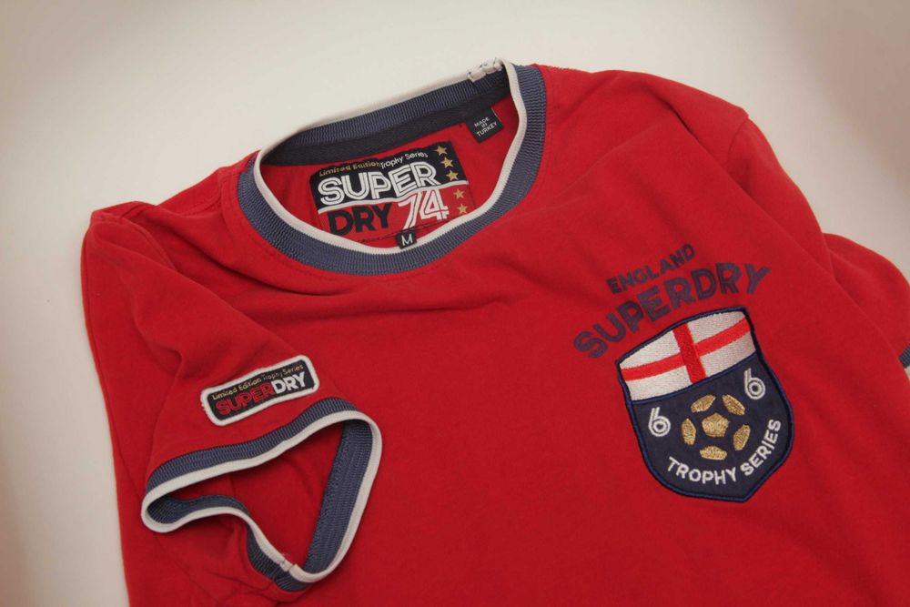 Superdry England trophy series рр S футболка из хлопка