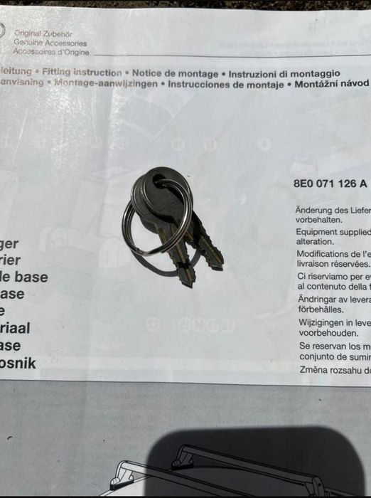 ORYGINALNY Bagażnik Dachowy AUDI A4 B6