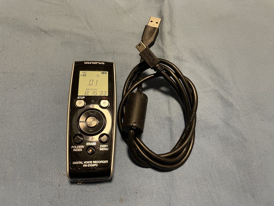 Dyktafon Olympus VN-2100PC + kabel, Okazja!