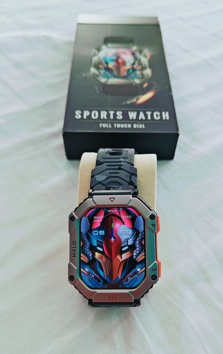Nowy męski zegarek smartwatch wojskowy inteligentny