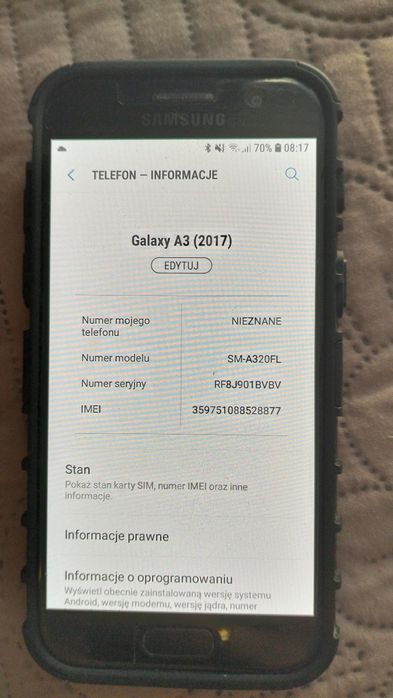 Samsung A3 2017 wodoodporny