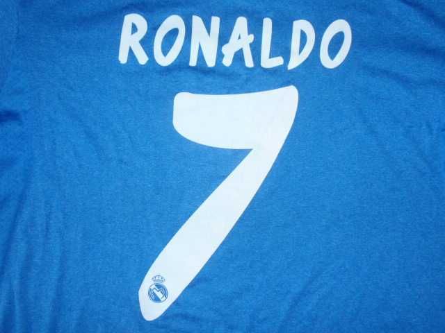 Ronaldo #7 Real Madryt vintage koszulka Draps Center XL